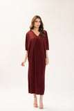 Raha Kaftan Maroon