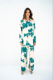Olga Floral Contrast Co Ord Set