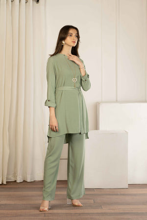 Azade Necklace Mint Suit