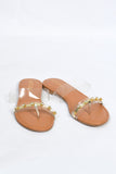 Front PVC Lace Flats