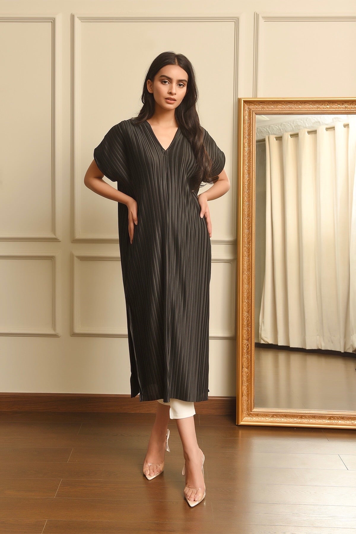 Dora Pleated Dress