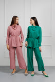 Pinar Pink Chain Suit