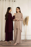 Sahil Pleated with Short Front Beige