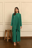 Sahil Pleated with Short Front Teal
