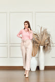 Kiya Bodycon Highnecks Pink