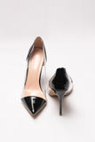 Black PVC Heels