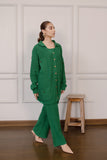 Esma Green Two Piece Knit Suit