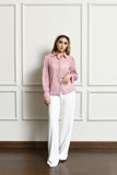 Button down with metallic accents