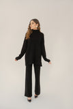 Scarlett Two Piece Knit Set Black