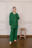Esma Green Two Piece Knit Suit