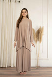 Sahil Pleated with Short Front Beige