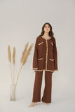 Aylin Brown Tweed Knit suit