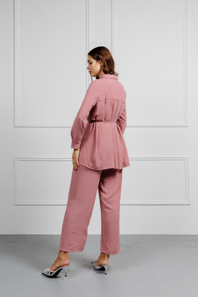 Pinar Pink Chain Suit