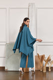 Lily Knitted Cape Teal Separates