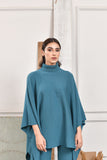 Lily Knitted Cape Teal Separates