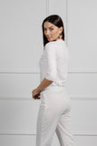 Classic Bootcut White Pant