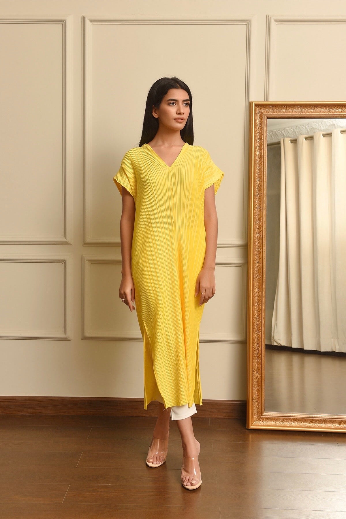 Dora Pleated Dress