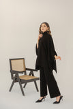Lily Knitted Cape Black Separates