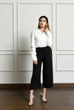 Linen Culottes with drawstring